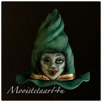Halloween collaboration hovering witch hat...