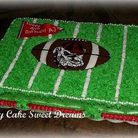 Georgia Bulldog Football field cake