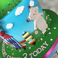 In the night garden and Peppa pig cake