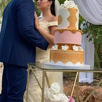 Moroccan wedding Cake
