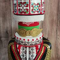 Bulgarian folklore cake Bulgarian folklore cake