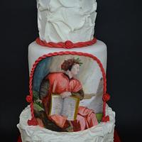Dante Painted Cake