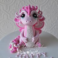 Baby Dragon Birthday Cake