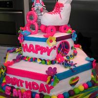 LaLaLoopsy, Disco Party, Roller Skate Cake