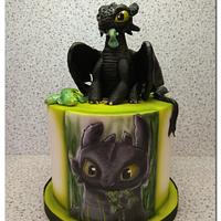 Toothless cake