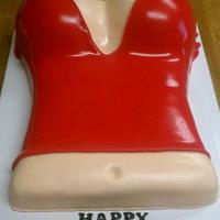 Sexy Girl Birthday Cake