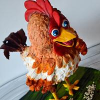 El gallo Bartolito , Rooster - Decorated Cake by - CakesDecor