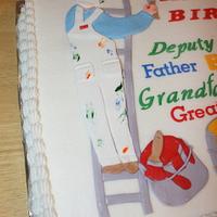 Painting a picture of your life 80th Birthday Cake