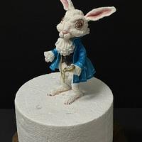 White rabbit 🐇 from Alice in Wonderland 