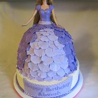 Tangled Petal Doll cake