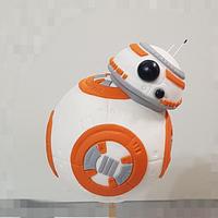 BB8 droid Star Wars -cake topper