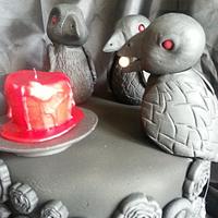 Gothic Bird Cake