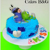 Monsters Inc. Birthday Cake