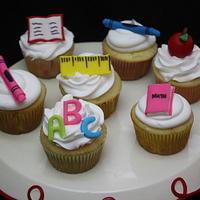 School cupcakes