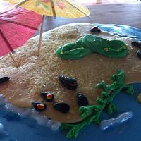 Beach cake 