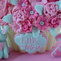 Lil Bunny Giant Cupcake for Lilly-Mae