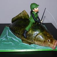 cake for a fisherman