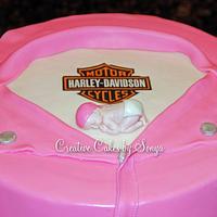 Harley Davidson Baby Shower Cake