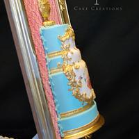 Framed Rococo Wedding cake