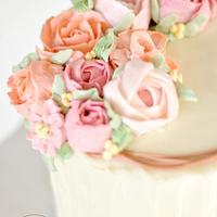Buttercream Floral Cake