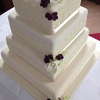 Wedding Bouquet Cake