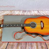 Acoustic Guitar cake.
