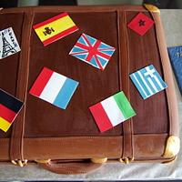 Suitcase Cake