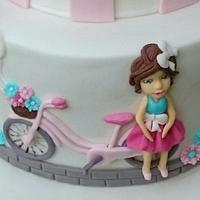 Birthday cake for girl
