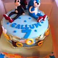 Sonic and Shadow Cake