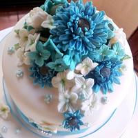 Wedding Cake and Cupcake Tower