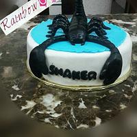 Scorpion cake #fondantcake