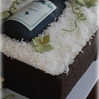 Wine Crate Cake!