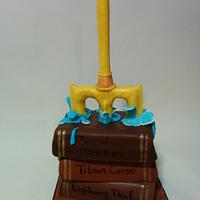 Percy Jackson themed cake