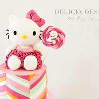Hello Kitty Fun & Bright Birthday Cake