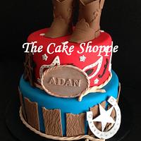 Western themed cake
