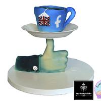 A facebook like for a British cuppa SSS collaboratio.