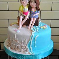 Boracay Beach cake