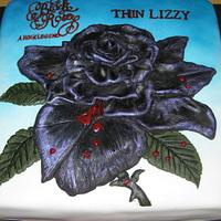 Thin Lizzy Black Rose Album cover cake
