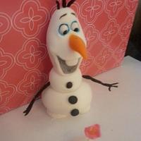 Olaf cake topper