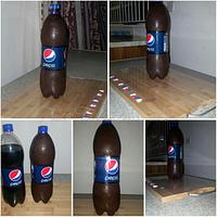 Pepsi bottle cake 