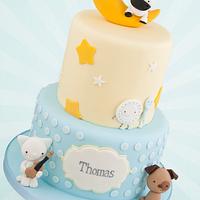 Hey Diddle Diddle Christening Cake