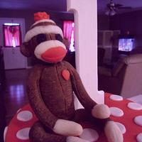 Modeling Chocolate Sock Monkey