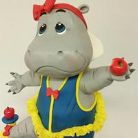 snow white the rope dancing hippo