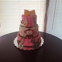 Baby shower cake 