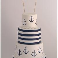 Sailor wedding cake 