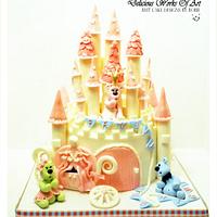 Whimsical Castle Cake