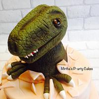 Dinosaur cake (Jurassic Park)