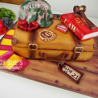Travel/Suitcase 21st Cake