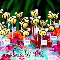 Bumble Bee Cake pops