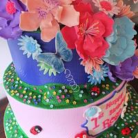 Fairy Princess and the Enchanted Forest Cake